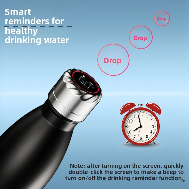 UV Sterilization Smart Water Bottle with display