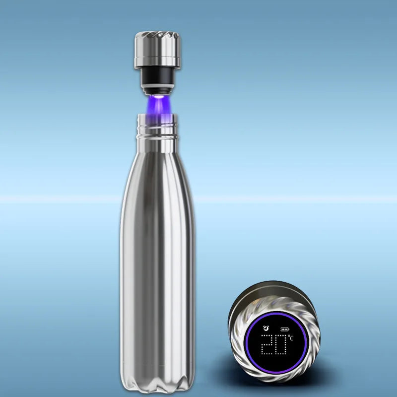 UV Sterilization Smart Water Bottle with display
