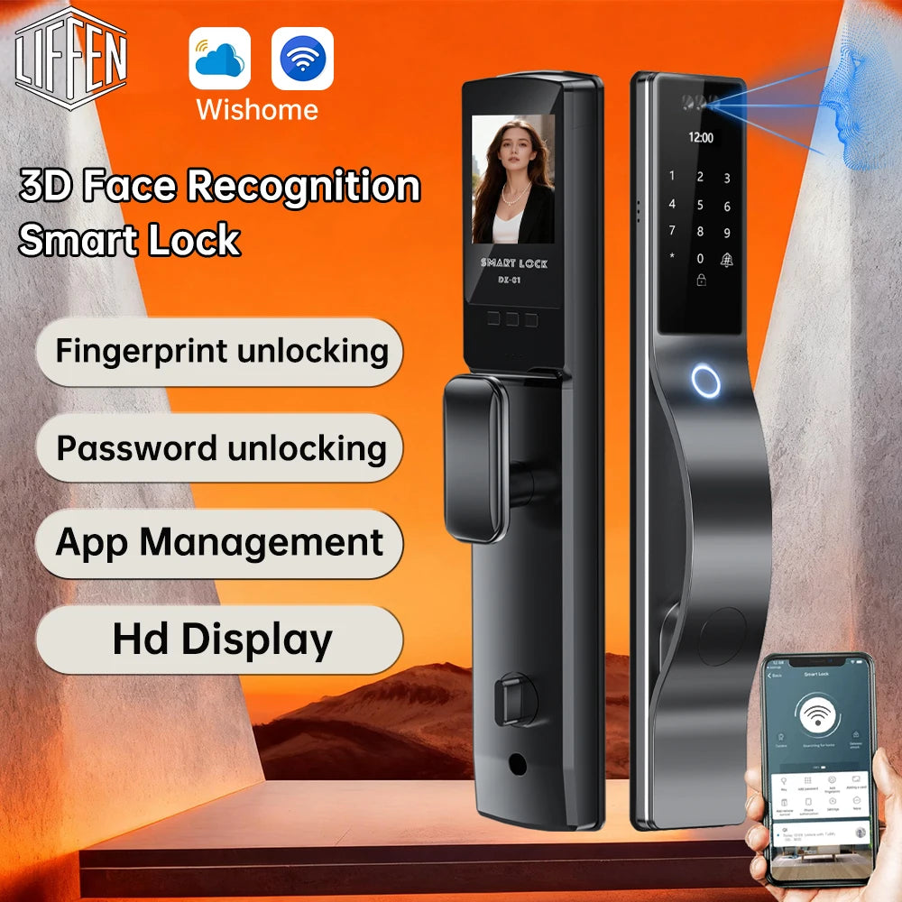 face id smart doorknob