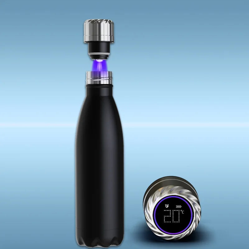 UV Sterilization Smart Water Bottle with display